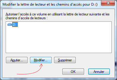 cliquer sur le bouton Modifier