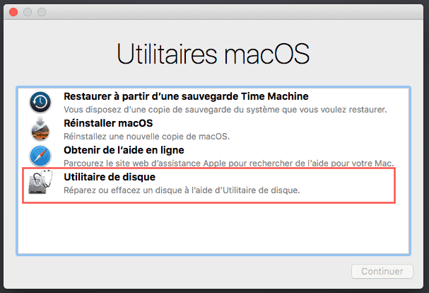 formater un disque sur MacOS