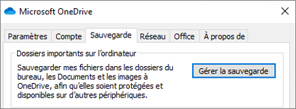sauvegarder les fichiers avec Ondrive