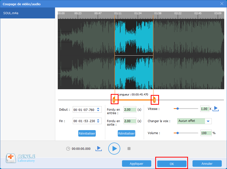 couper un fichier audio