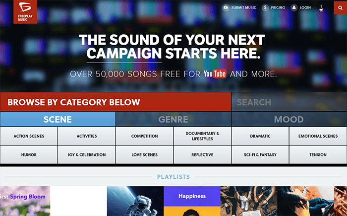 site de freeplay music pour le téléchargement de la musique