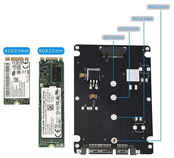 taille du SSD M.2