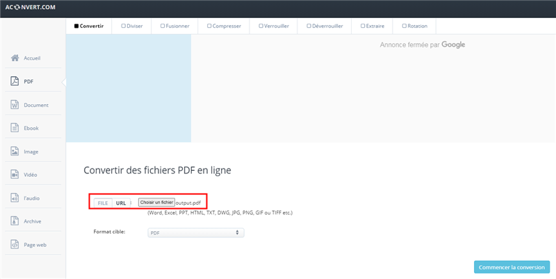 ajouter le fichier gif