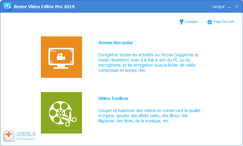 logiciel de montage vidéo professionnel Renee Video Editor Pro