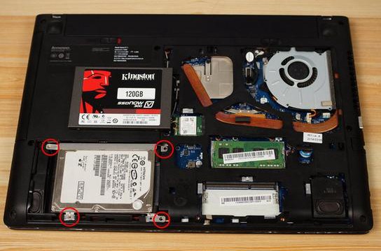 installer le SSD SATA