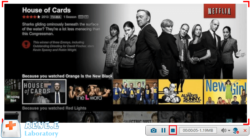 enregistrer le film de Netflix avec Renee Video Editor Pro