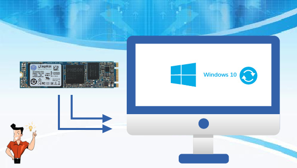 installer Windows 10 sur SSD après le changement