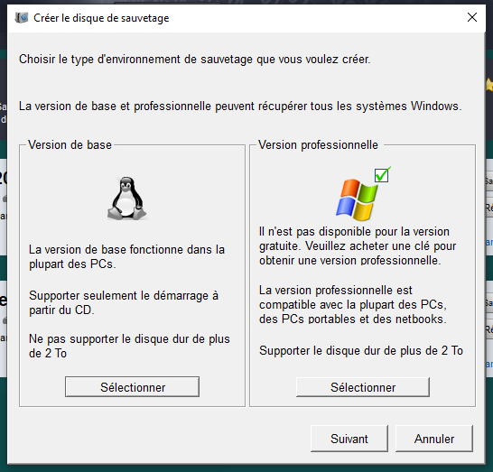 créer une clé USB bootable