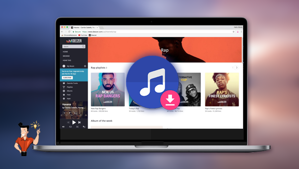 enregistrer l'audio sur Deezer