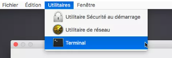 Terminal sur Mac