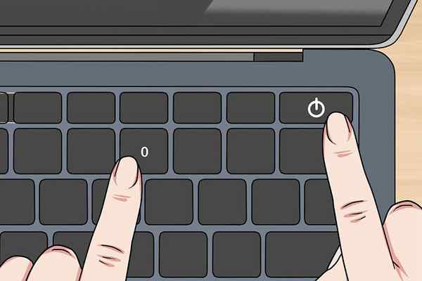 Ordinateur portable Toshiba, appuyez sur 0 et sur le bouton d'alimentation pour accéder à la partition de récupération