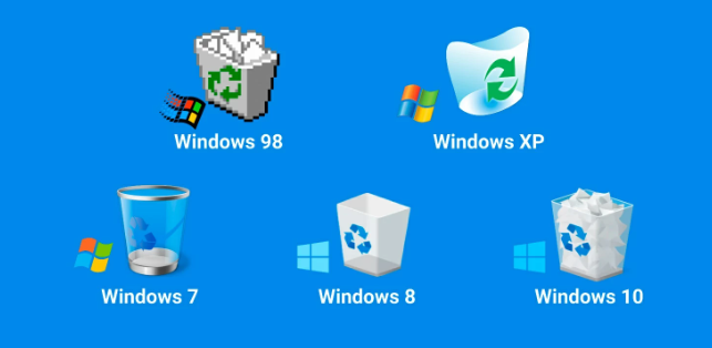 diverses versions du système Windows