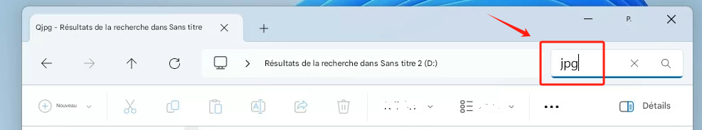 Trouver des fichiers dans Windows 11