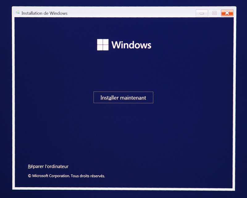 Installer maintenant Windows 10/11
